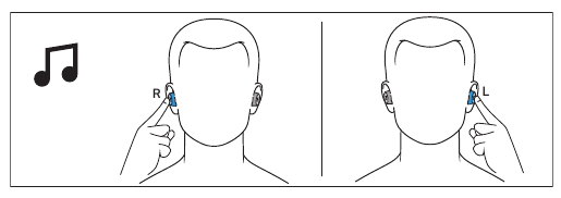 Sennheiser - CX 400BT True Wireless - Controlling music playback Controlling music playback