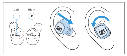 Sennheiser - CX 400BT True Wireless - Getting started - Step 3 Getting started - Step 3