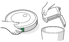 Extraer y vaciar el depósito