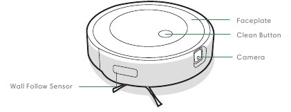 iRobot - Roomba Combo j5 - Vista general - Vista superior Vista general - Vista superior