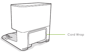iRobot - Roomba j8+ - Visão geral da Base de Limpeza™ com Esvaziamento Automático de Sujeira - Visão Traseira Visão geral da Base de Limpeza™ com Esvaziamento Automático de Sujeira - Visão Traseira