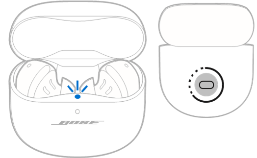 Bose - QuietComfort Ultra Earbuds - Ühendamine kiire sidumise abil Ühendamine kiire sidumise abil