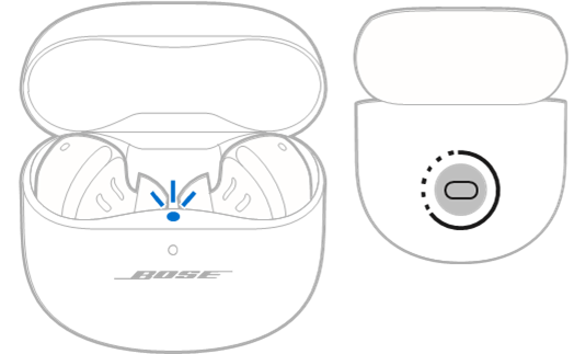 Bose - QuietComfort Ultra Earbuds - ÜHENDAMINE BLUETOOTH-I MENÜÜ KAUDU ÜHENDAMINE BLUETOOTH-I MENÜÜ KAUDU