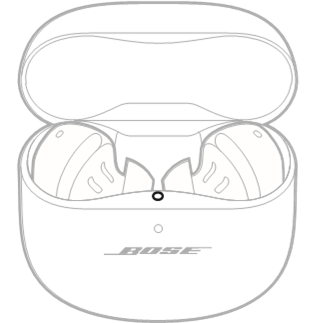 Bose - QuietComfort Ultra Earbuds - Kõrvaklappide laadimise ajal Kõrvaklappide laadimise ajal
