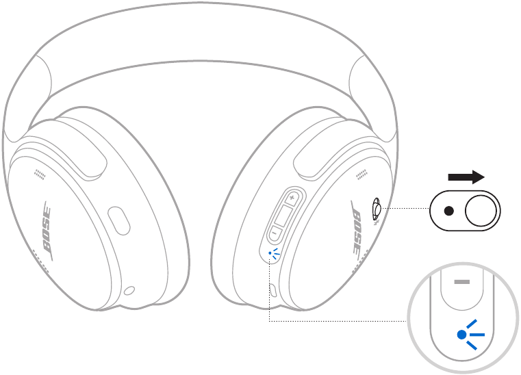 Bose - QuietComfort Headphones - Conexão Bluetooth Conexão Bluetooth