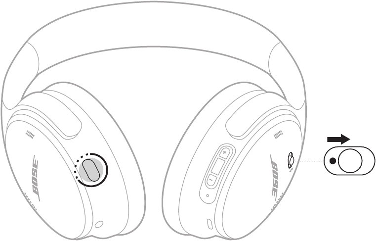 Bose - QuietComfort Headphones - Restaurar para as configurações de fábrica Restaurar para as configurações de fábrica