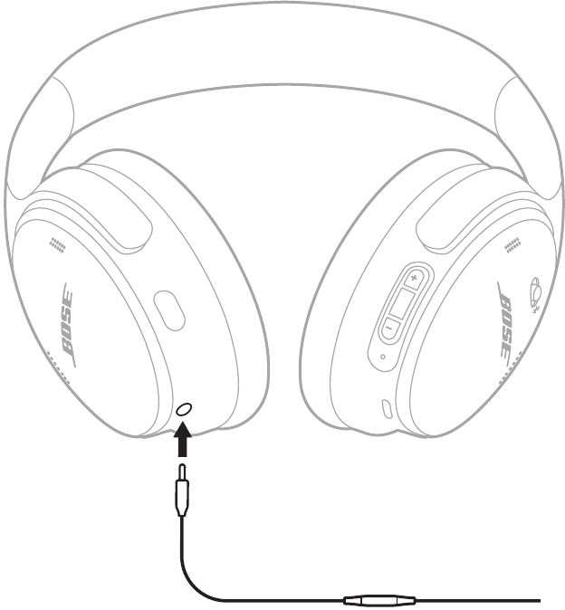 Bose - QuietComfort Headphones - Conexão com fio Conexão com fio