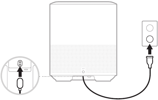 Bose - Home Speaker 500 - Connecter à l'alimentation Connecter à l'alimentation
