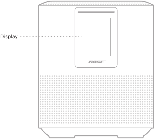 Bose - Enceinte Home Speaker 500 - AFFICHAGE DE L'ENCEINTE AFFICHAGE DE L'ENCEINTE