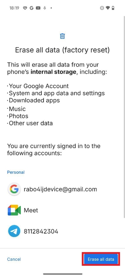 Reset Bluetooth device
