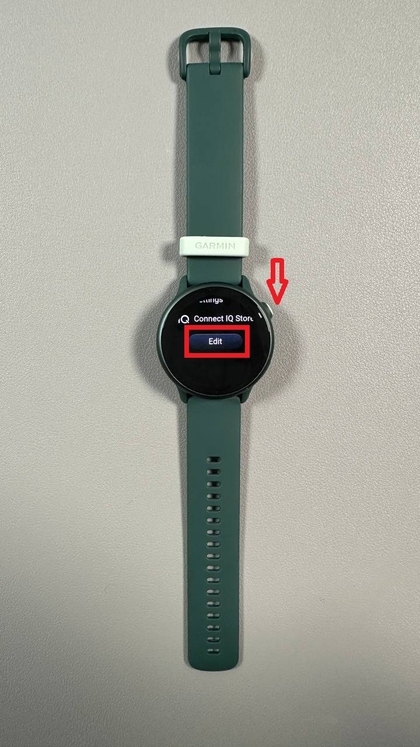 Obere Taste der Garmin Vivoactive 6
