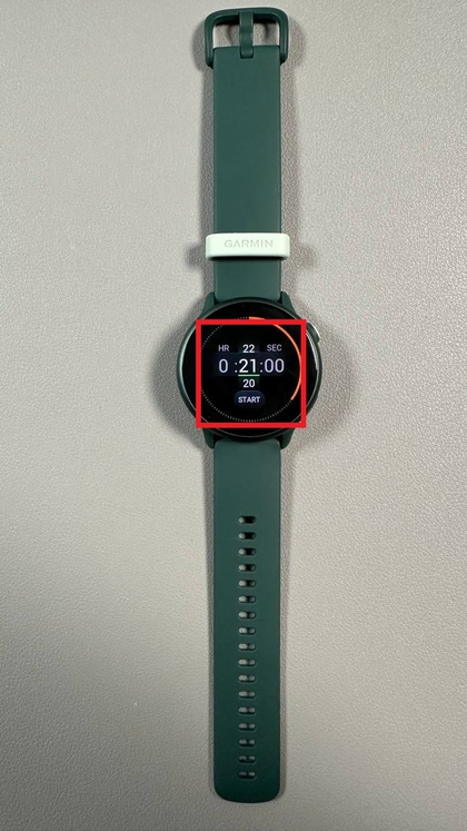 Timer auf Garmin Vivoactive 6 einstellen