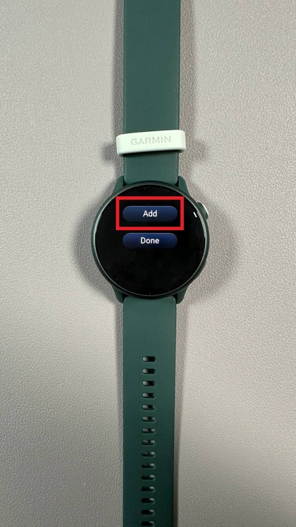 Timer auf Garmin Vivoactive 6 einstellen