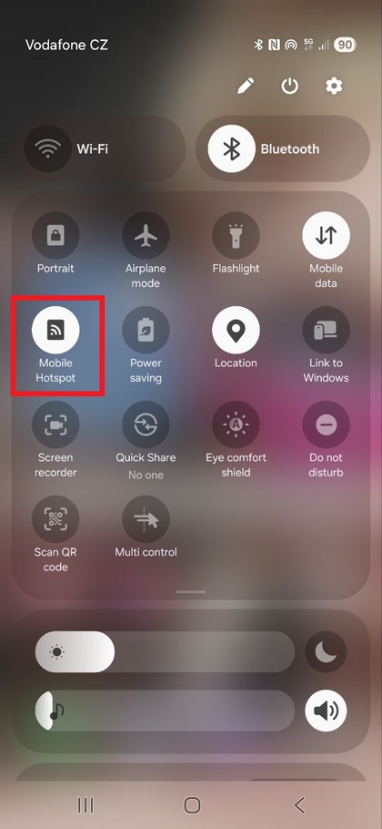 Paneli i cil&euml;simeve t&euml; shpejta n&euml; Samsung Galaxy A56