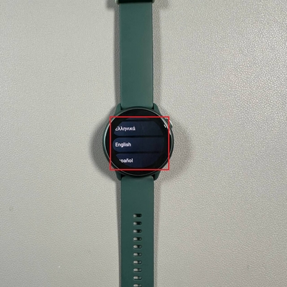 Selectarea limbii pe Garmin Vivoactive 6