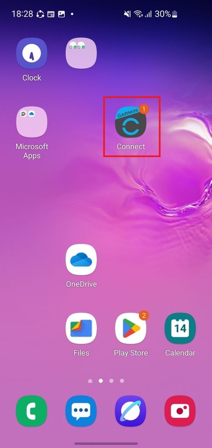 Aplik&aacute;cia Garmin Connect na smartf&oacute;ne
