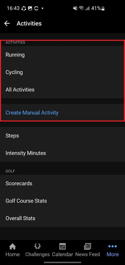 Aktivite ayarlarını &ouml;zelleştirme