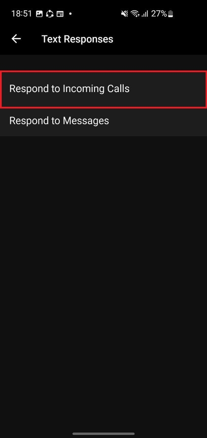Personnalisez les r&eacute;ponses rapides pour les notifications d'appel