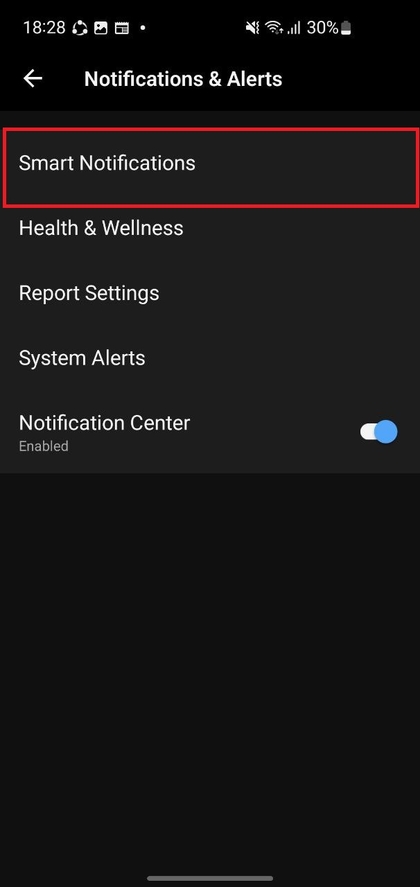 Opsi Notifikasi Cerdas di Garmin Connect