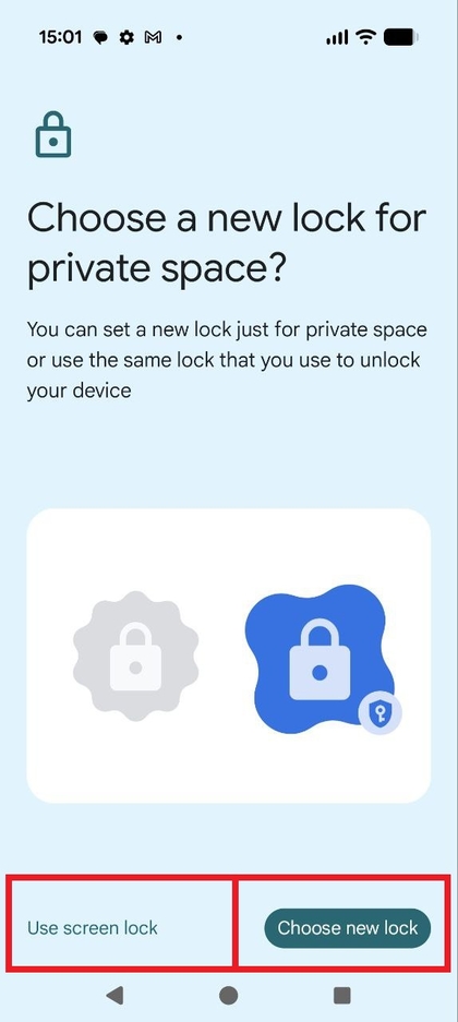 Eligiendo m&eacute;todo de bloqueo para aplicaciones