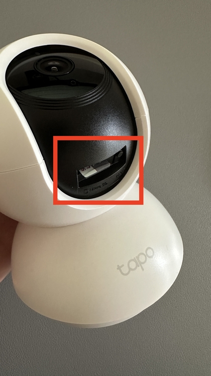 Micro SD kartı TP-Link Tapo C200 kameraya takma