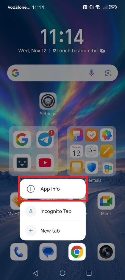 Accessing app info for Google Chrome