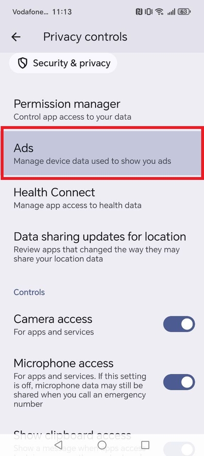 Opening Settings on HONOR 400 Lite