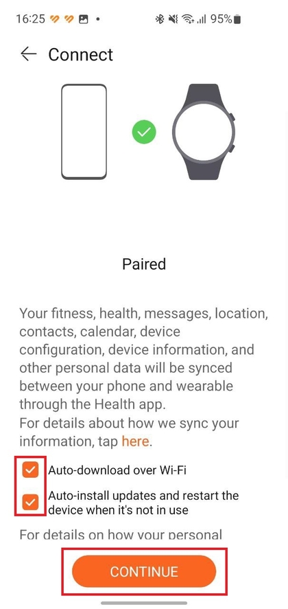 Einrichtung der Huawei Watch GT 6 Pro abschlie&szlig;en