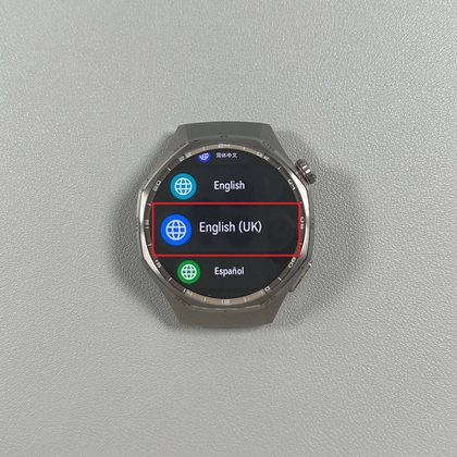Select Language on Huawei Watch GT 6 Pro