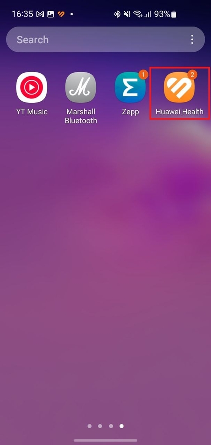 Symbol der Huawei Health App