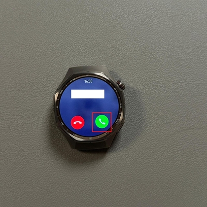 Einen Anruf auf der Huawei Watch GT 6 Pro annehmen