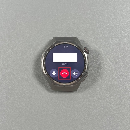 Einen Anruf auf der Huawei Watch GT 6 Pro beenden