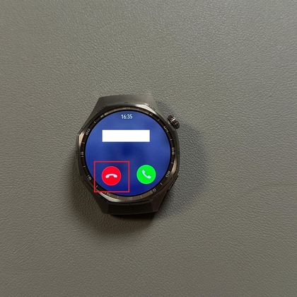 Einen Anruf auf der Huawei Watch GT 6 Pro ablehnen
