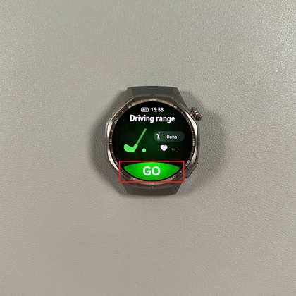 Golf-Workout-Metriken auf der Huawei Watch GT 6 Pro