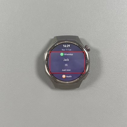 WhatsApp-Benachrichtigung auf der Huawei Watch GT 6 Pro