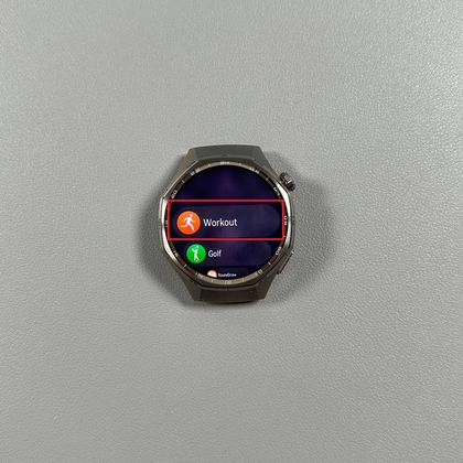 Ausw&auml;hlen des 'Training'-Tabs auf der Huawei Watch GT 6 Pro