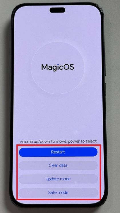 Herstelmodus openen op HONOR 400 Lite