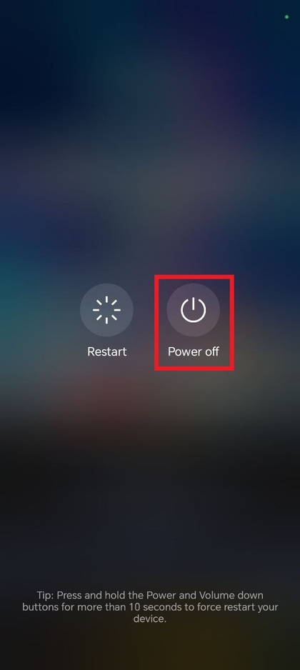 HONOR 400 Lite uitschakelen