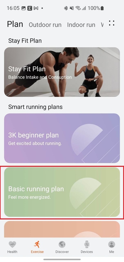 Einen individuellen Trainingsplan erstellen