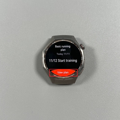 Trainingsplan auf der Huawei Watch synchronisieren und &uuml;berpr&uuml;fen