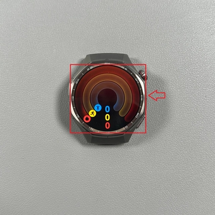 Nach links wischen, um Aktivit&auml;tsringe auf der Huawei Watch GT 6 Pro anzuzeigen