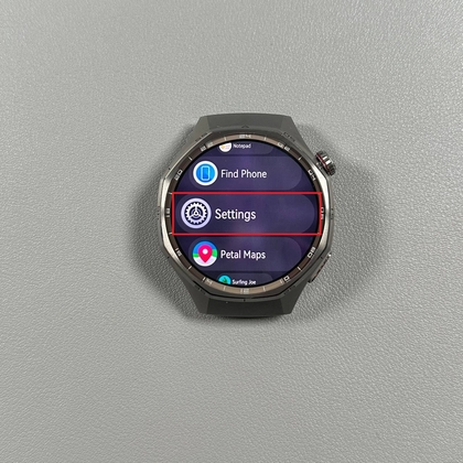 Zu den Einstellungen auf der Huawei Watch GT 6 Pro navigieren
