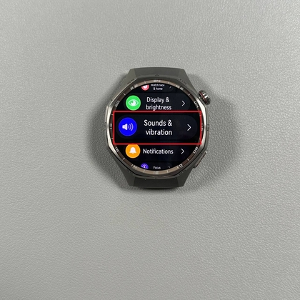 Men&uuml; &bdquo;T&ouml;ne & Vibration&ldquo; auf der Huawei Watch GT 6 Pro