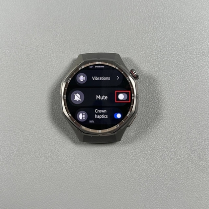 Die Stummschaltungsoption auf der Huawei Watch GT 6 Pro deaktivieren