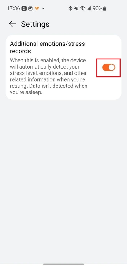 Aktivieren des automatischen Stresstests in der Huawei Health App