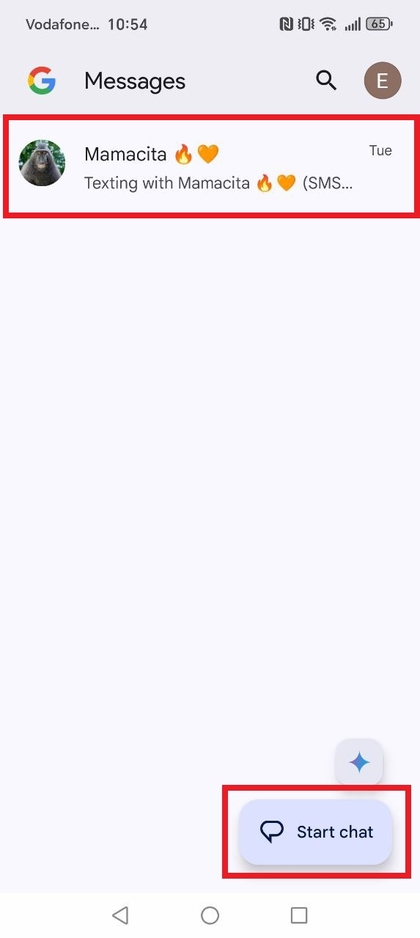 Nieuw bericht pictogram op HONOR 400 Lite