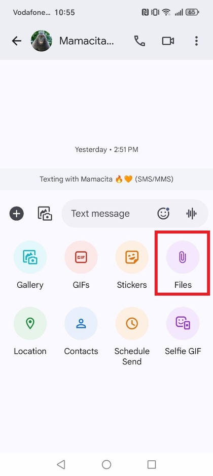 Scherm met opties om audiobestand toe te voegen