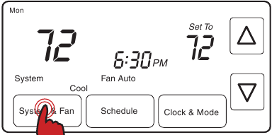 Acceder a la configuraci&oacute;n del sistema Paso 1