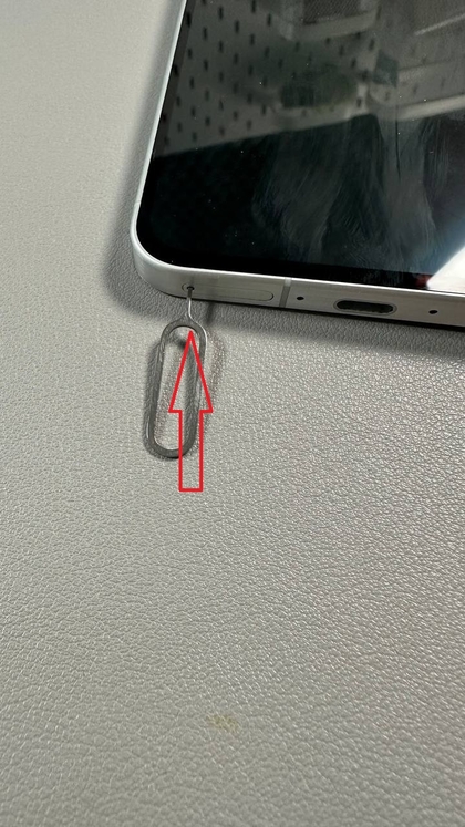 Localizar o suporte do SIM no Samsung Galaxy A56