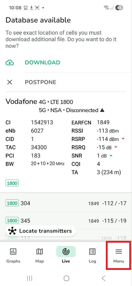 Net Monster alkalmaz&aacute;s a Telefon inform&aacute;ci&oacute;k be&aacute;ll&iacute;t&aacute;ssal